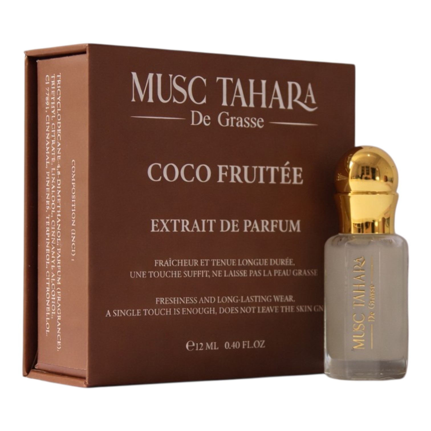 Musc Tahara PUR Coco Fruitée en EXTRAIT DE PARFUM 12 ML